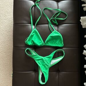 Boutine LA Green Bikini Set